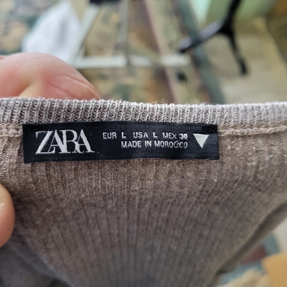 Zara Tank Brown Tan Light and Comfy Size L - Picture 5 of 8